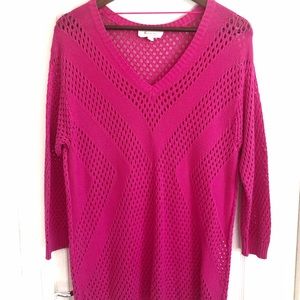Two by Vince Camuto Womens V-neck Knit Sweater size Medium